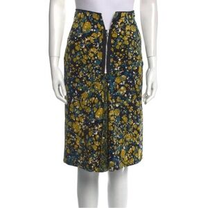 Missoni midi aline print skirt navy XS